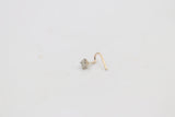 9ct  Gold Genuine Diamond Nose Stud 0.05ct