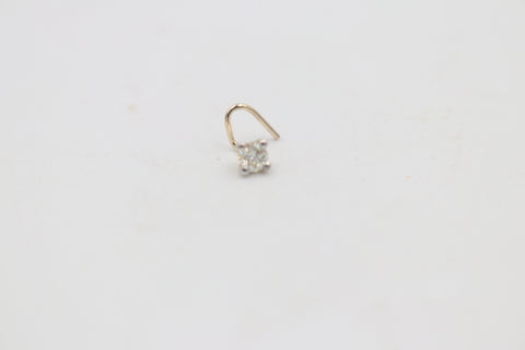 9ct Gold Genuine Diamond Nose Stud