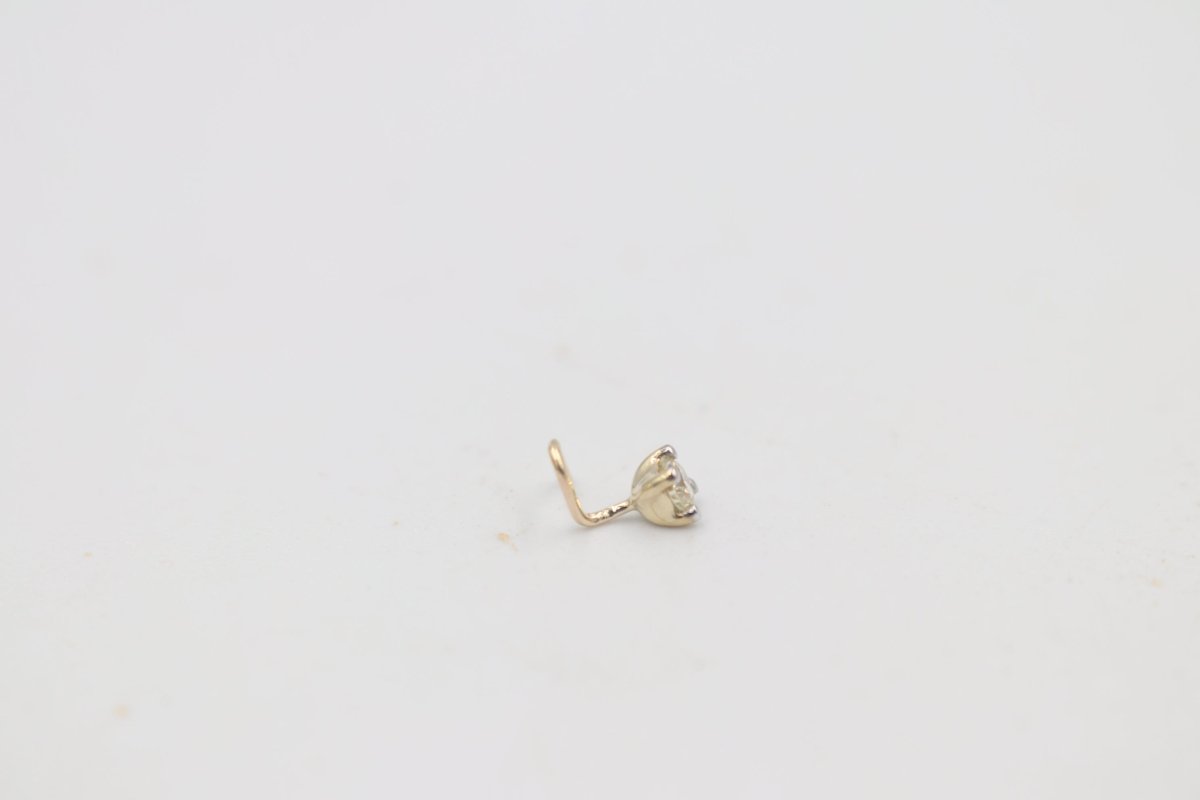9ct Gold Genuine Diamond Nose Stud