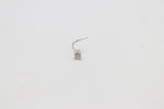 9ct White Gold Genuine Diamond Nose Stud 0.05ct