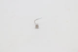 9ct White Gold Genuine Diamond Nose Stud 0.05ct
