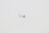 9ct White Gold Genuine Diamond Nose Stud 0.05ct