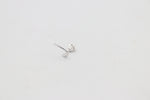 9ct White Gold Genuine Diamond Nose Stud 0.05ct
