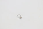 9ct White Gold Genuine Diamond Nose Stud 0.05ct