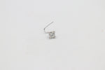 9ct White Gold Genuine Diamond Nose Stud