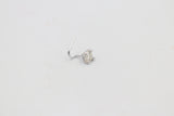 9ct White Gold Genuine Diamond Nose Stud