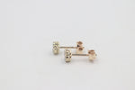 9ct Gold Diamond Cluster Earrings