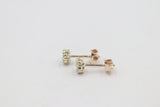 9ct Gold Diamond Cluster Earrings