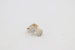 9ct Gold Diamond Cluster Earrings