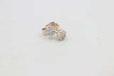 9ct Gold Diamond Cluster Earrings