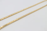 9ct Gold Italian Wheatsheaf style Chain 55cm