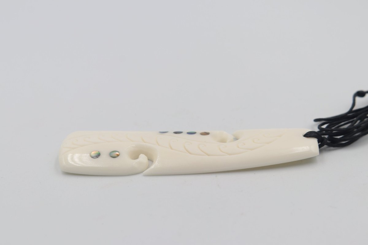 Bone drop pendant