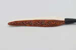 Bone Feather Pendant with Staining