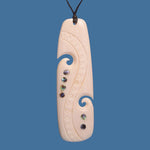 Bone drop pendant