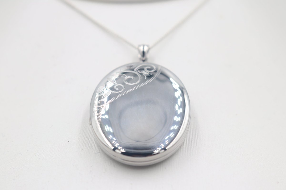 Stg Silver Cremation Urn Locket
