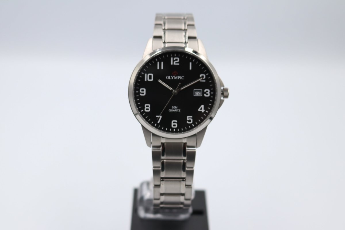 Olympic Titanium Gents black Dial  Dial 50M 26539