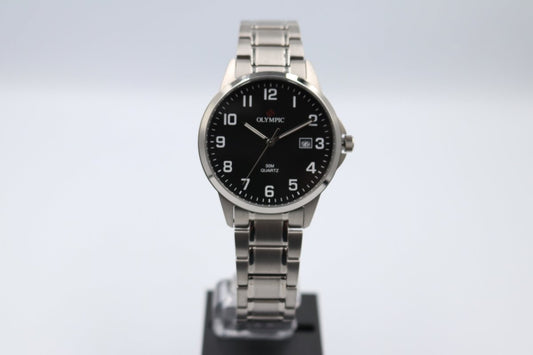 Olympic Titanium Gents black Dial  Dial 50M 26539