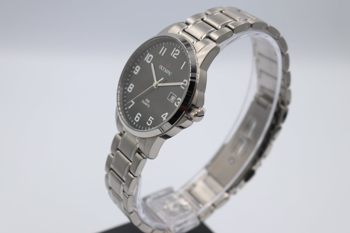 Olympic Titanium Gents black Dial  Dial 50M 26539