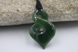 New Zealand Greenstone Wrapped Twist