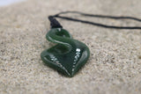 New Zealand Greenstone Wrapped Twist