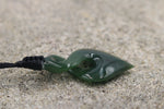 New Zealand Greenstone Wrapped Twist