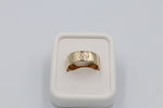 9ct Gold Wedding Band 8mm wide