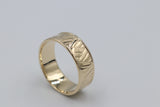 9ct Gold Wedding Band 8mm wide