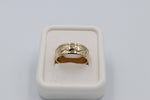 9ct Gold Wedding Band 8mm wide