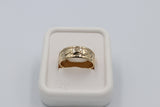 9ct Gold Wedding Band 8mm wide