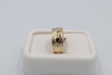 9ct Gold Wedding Band 8mm wide