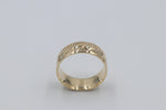 9ct Gold Wedding Band 8mm wide