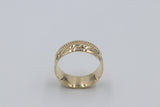 9ct Gold Wedding Band 8mm wide