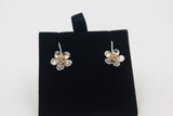 Stg Silver Earrings New zealand Manuka flower XP47