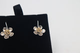 Stg Silver Earrings New zealand Manuka flower XP47