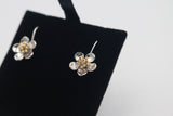 Stg Silver Earrings New zealand Manuka flower XP47