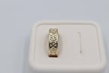 9ct Gold Wedding Band 6mm wide