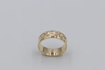 9ct Gold Wedding Band 6mm wide