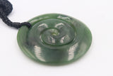 New Zealand Greenstone Thick Koru