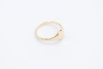 9ct Gold Girls Signet Ring Plain