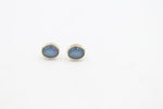 9ct Gold Setting with Australian Opal Earrings