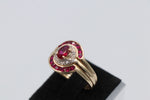 9ct Gold Trio Set of rings