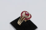 9ct Gold Trio Set of rings