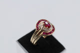 9ct Gold Trio Set of rings