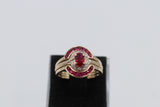 9ct Gold Trio Set of rings