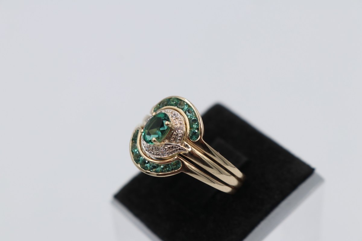 9ct Gold Trio Set of rings
