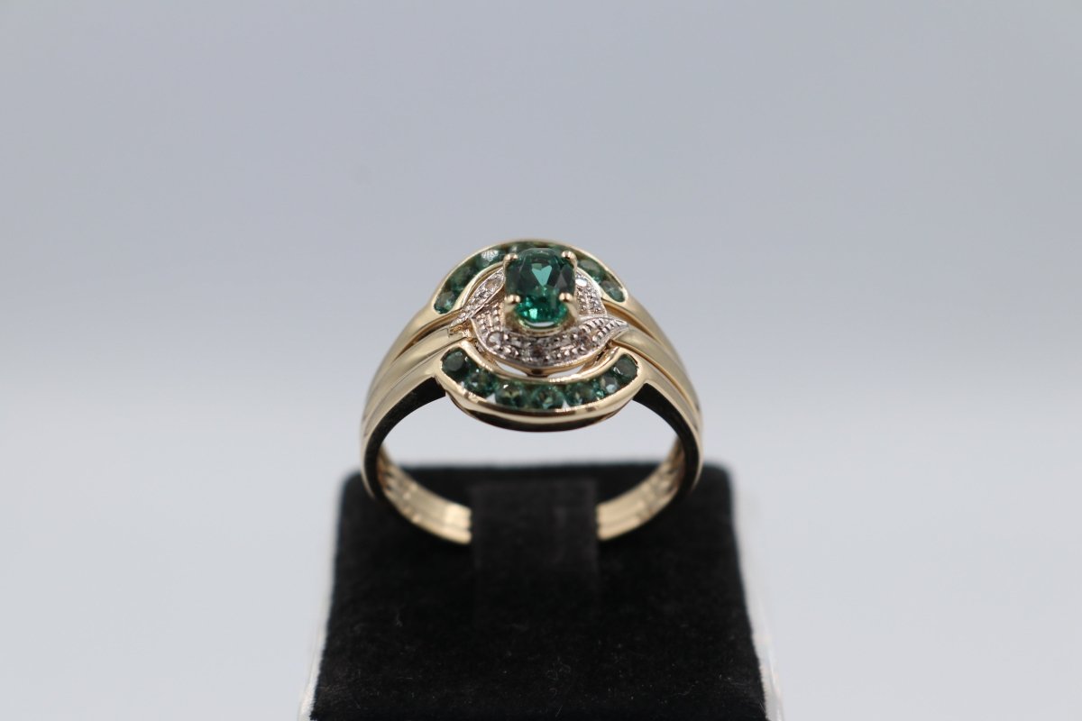 9ct Gold Trio Set of rings