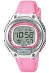 Casio Ladies Digital Pink/Grey Watch - LW-203-4AVEF