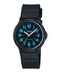 Casio Blue/Black Water Resistant Analogue Watch - MQ-71-2B