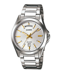 Casio Mens Classic Silver Watch - MTP-1370D-7A2V