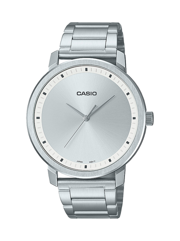 Casio Minimalist timepiece Silver Watch - MTP-B115D-7EV